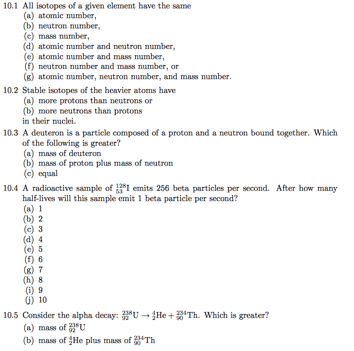 number atomic by given All Atom Isotopes Have Given The Same A Solved: Of Element