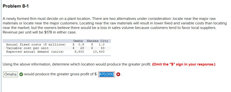 Problem 8 1 A Newly Formed Firm Must Decide On A Chegg 