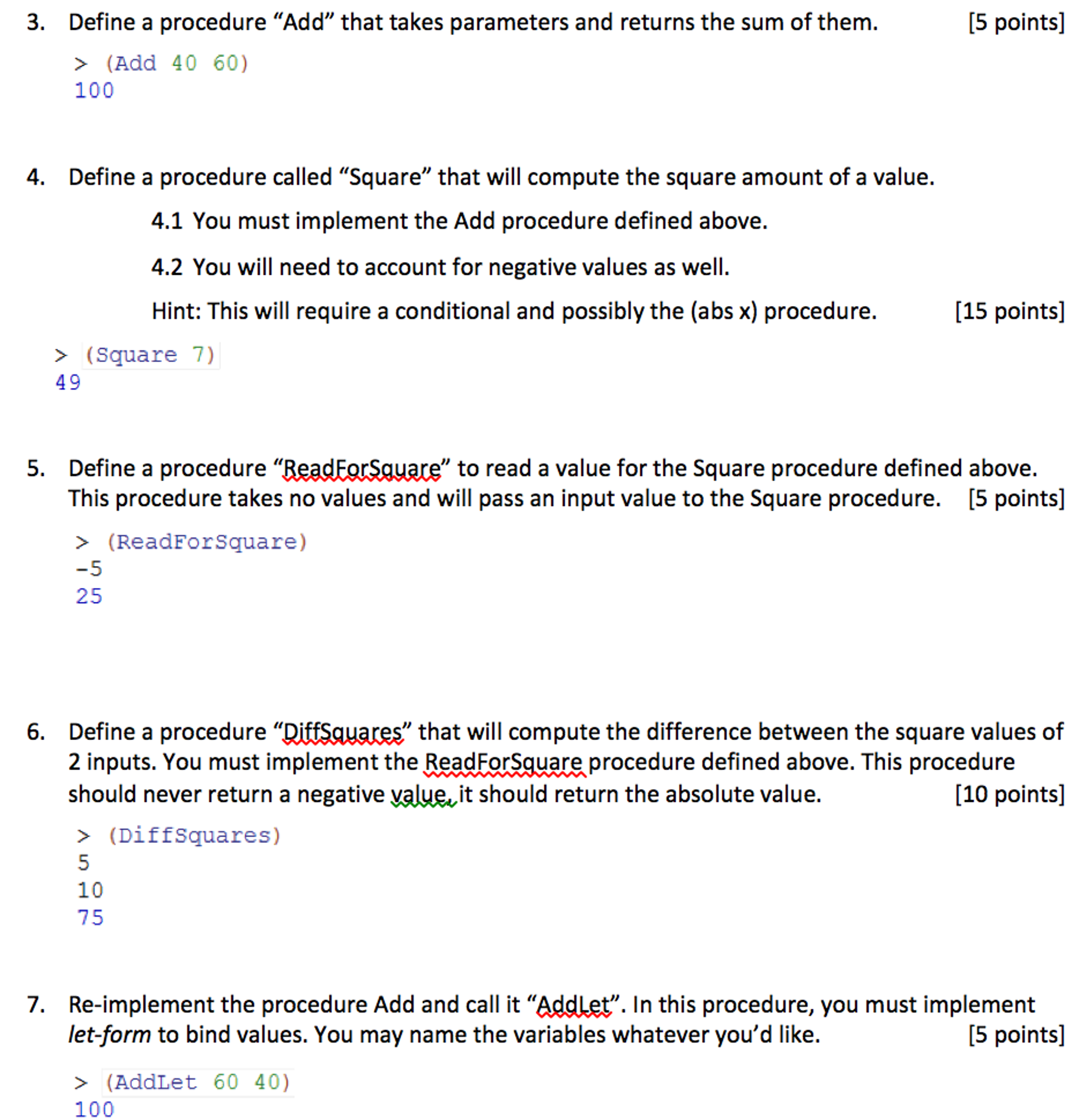 Define Procedure