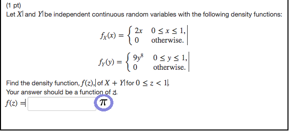 Let be a Standard normal Random variable. Let be a Continuous Random variable such that.