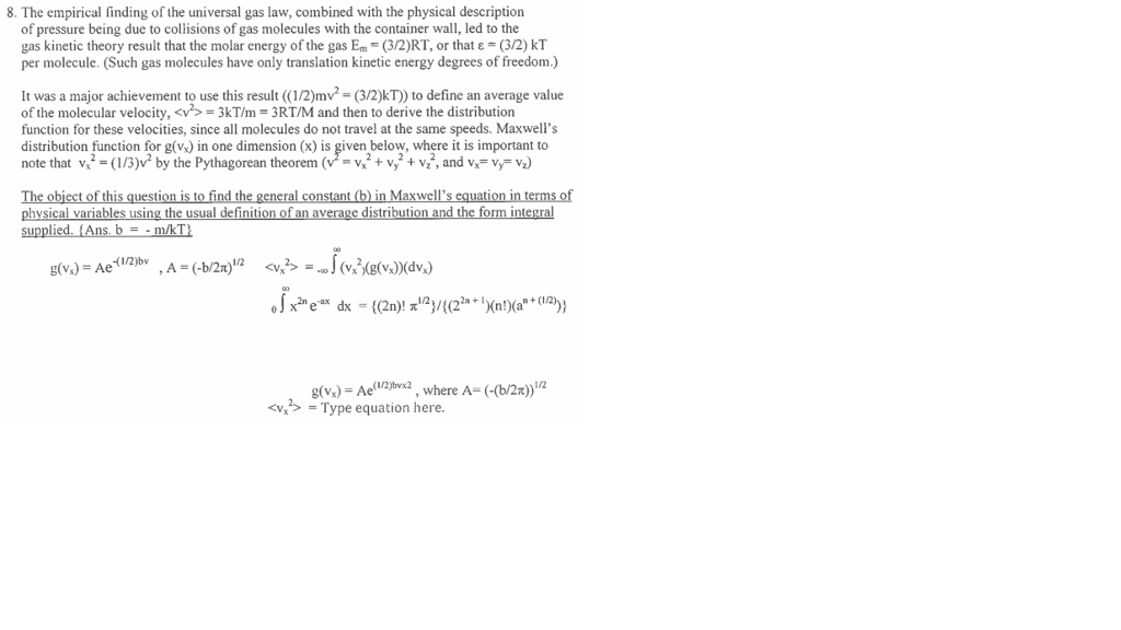 8 The Empirical Finding Of The Universal Gas Law Chegg Com