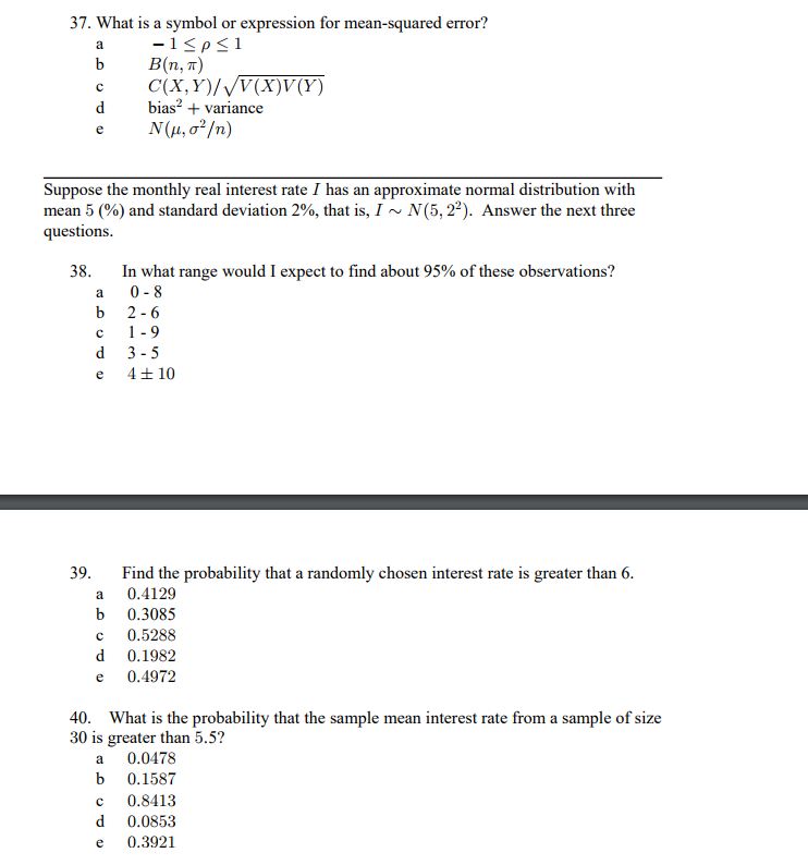 Solved Please Answer Questions 37 Through 40 Thoroughly A Chegg Com