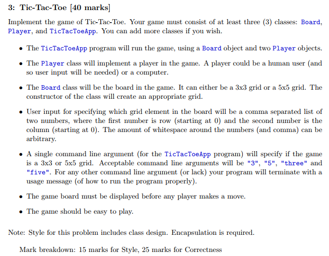 Tic Tac Toe Game on 5x5 Grid 