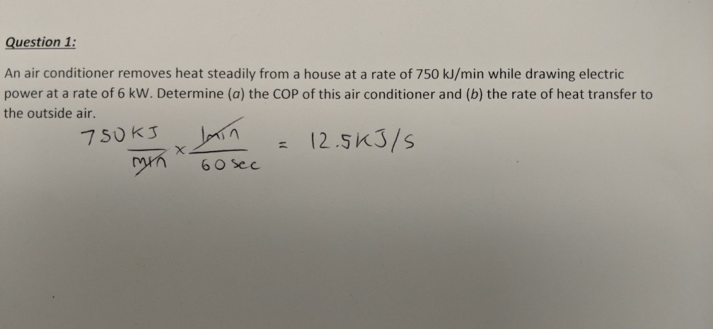 An Air Conditioner Removes Heat Steadily From A House 40+ Pages Solution [3mb] - Updated 2021 