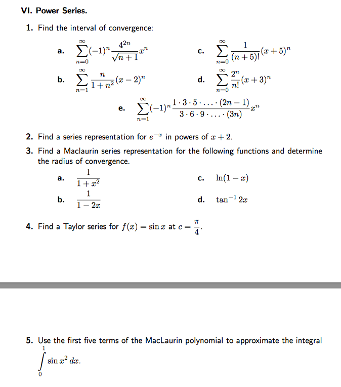 Solved Find The Interval Of Convergence Summation Infini Chegg Com