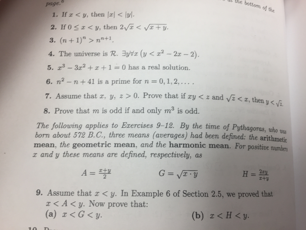 Solved Prove That H G A If And Only If X Y Chegg Com