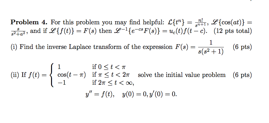 Solved For This Problem You May Find Helpful L T N N Chegg Com