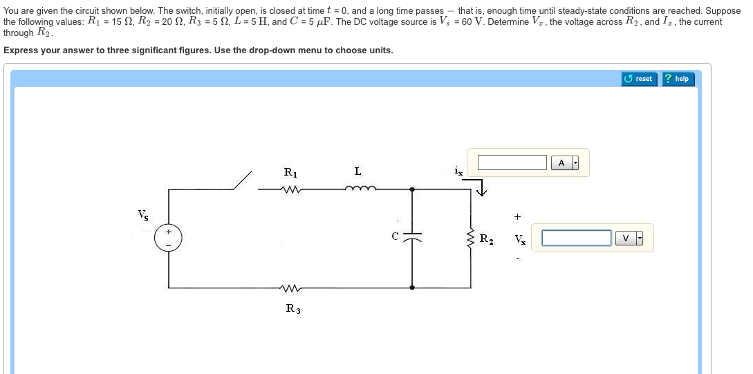 Solved: You Are Given The Circuit Shown Below. The Switch,... | Chegg.com