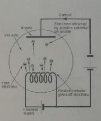 Shown Is A Rectifying Diode Made Using Vacuum Tube Chegg Com