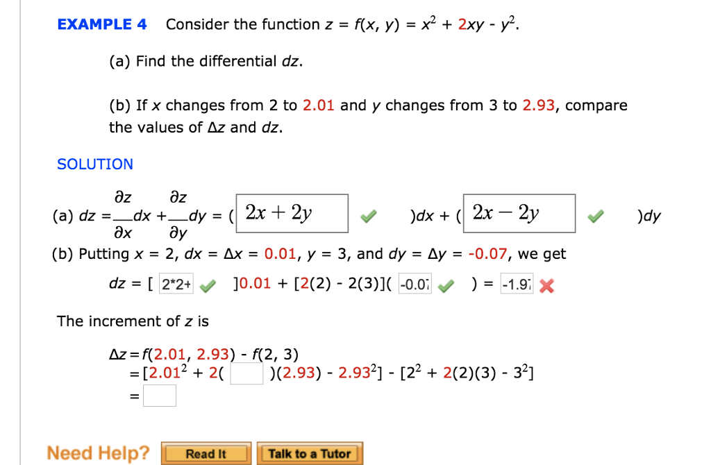 Example 4 Consider The Function Z Rx Y X2 Chegg Com