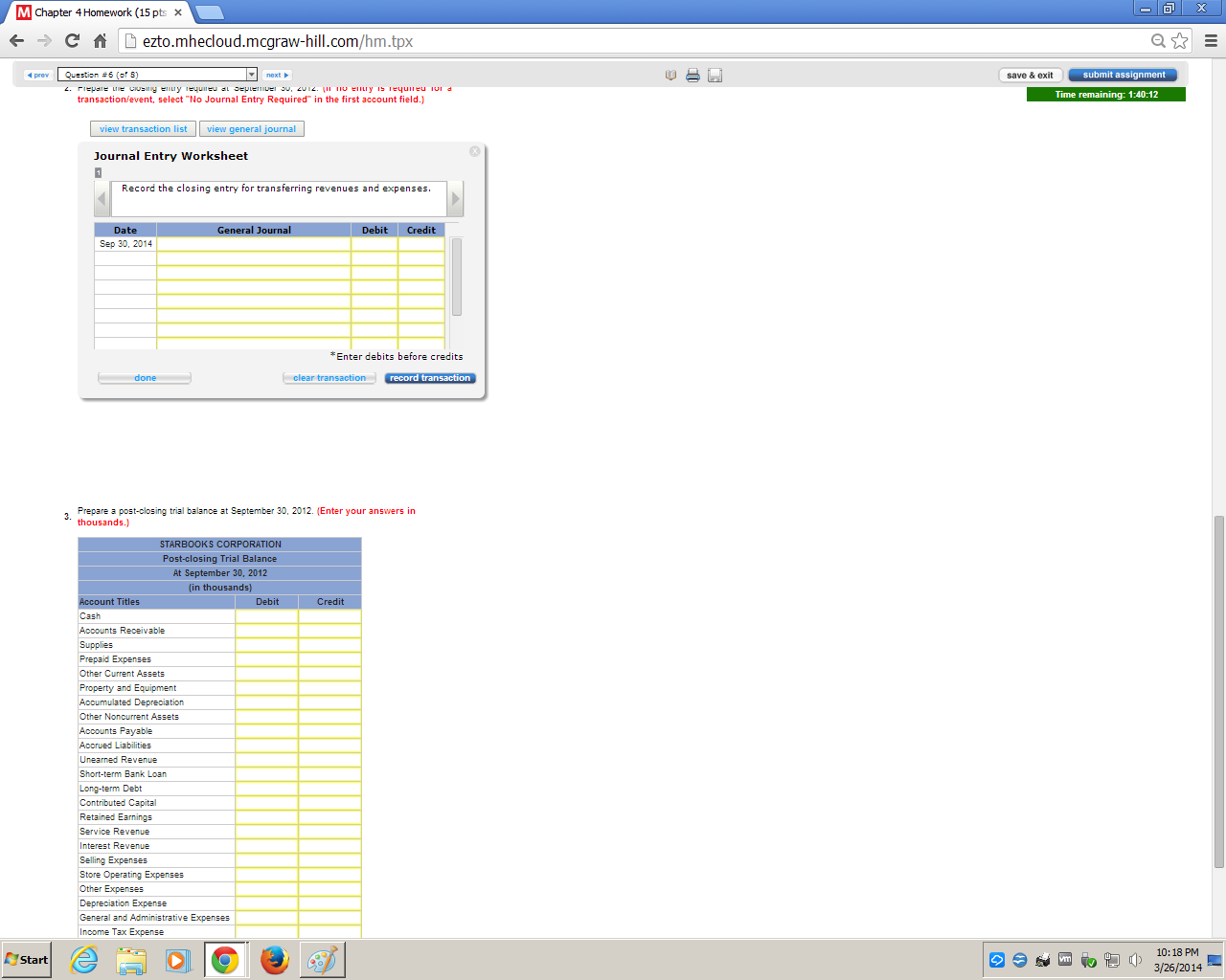 M Chapter 4H K (15 P X C Fi Ezto.mhe Cloud.mcgraw-... | Chegg.com