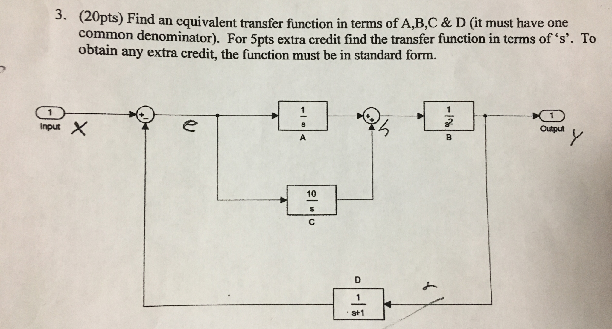 Find equivalents. Find a Complex System and find its Mathematical model. (Find the transfer function of the System).