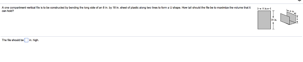 A One Partment Vertical File Is To Be Constructed Chegg 
