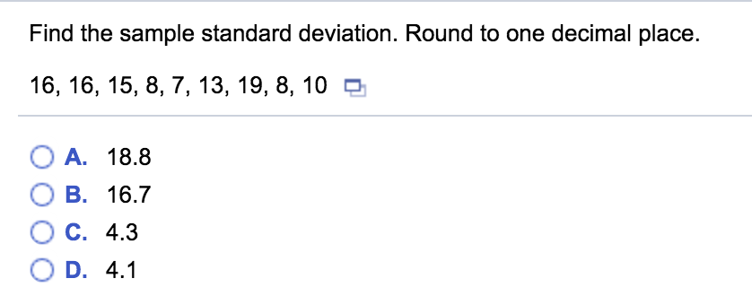 Rounding to one decimal place 