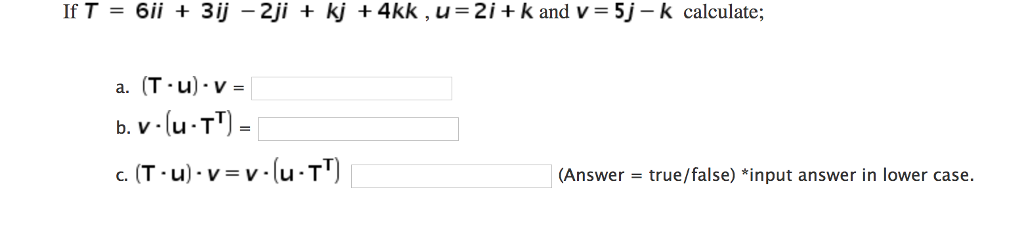 Answer input. Answer input