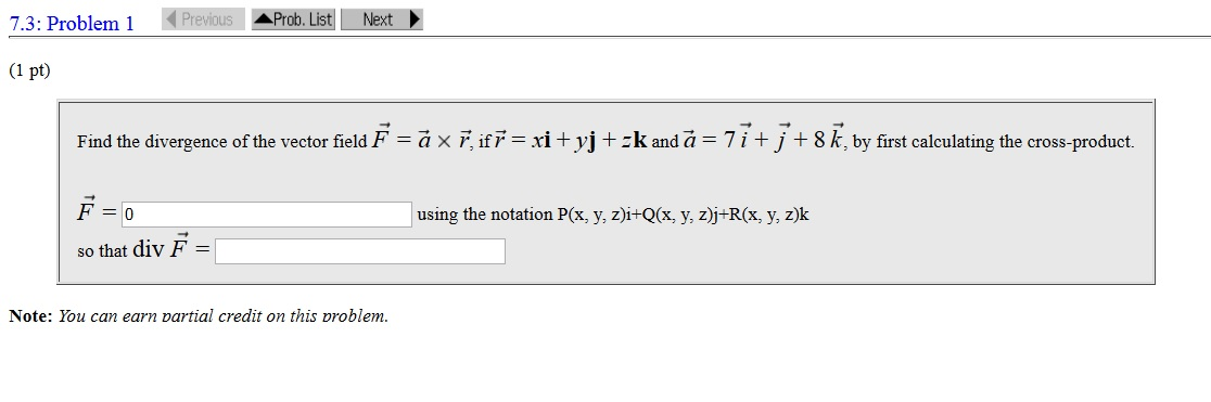 Solved Find The Divergence Of The Vector Field F Ar If R Chegg Com