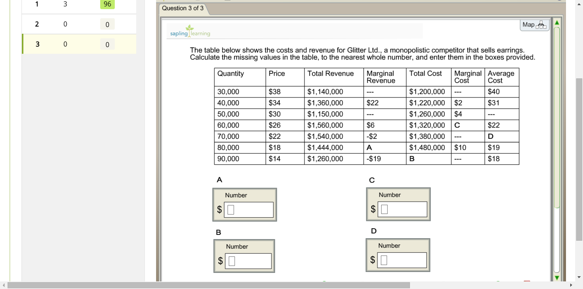Sapling plus cost image