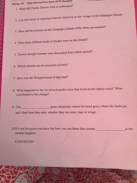 29 Voyage To The Galapagos Worksheet Answers - Worksheet ...