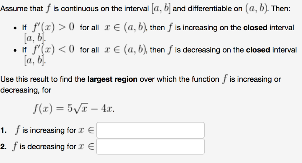 Solved Assume That F Is Continuous On The Interval A B Chegg Com