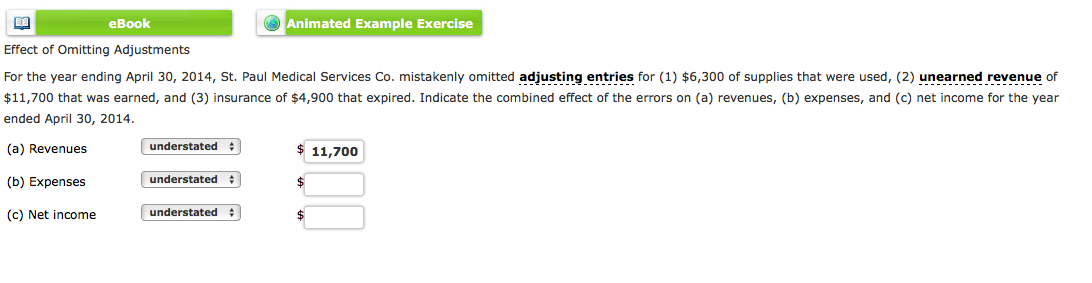 Solved: Effect Of Omitting Adjustments For The Year Ending ... Solved: Effect Of Omitting Adjustments For The Year Ending ...