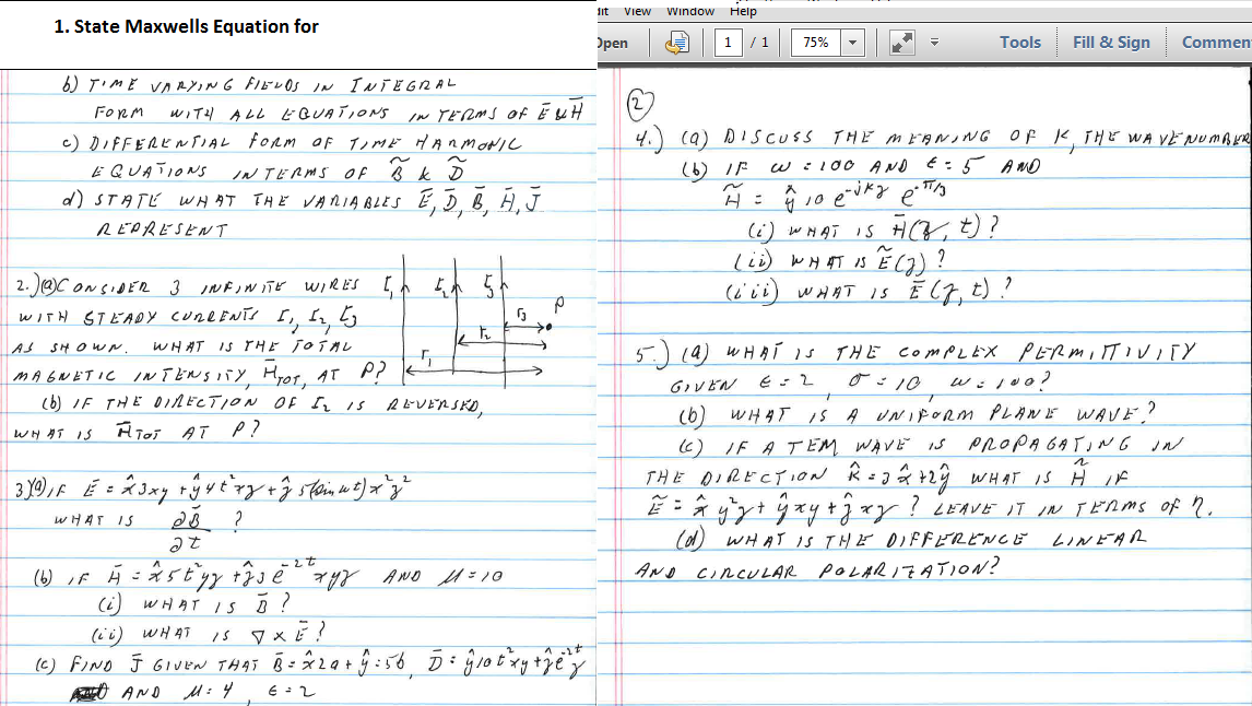 Solved Time Varying In Integral From With All Equations I Chegg Com