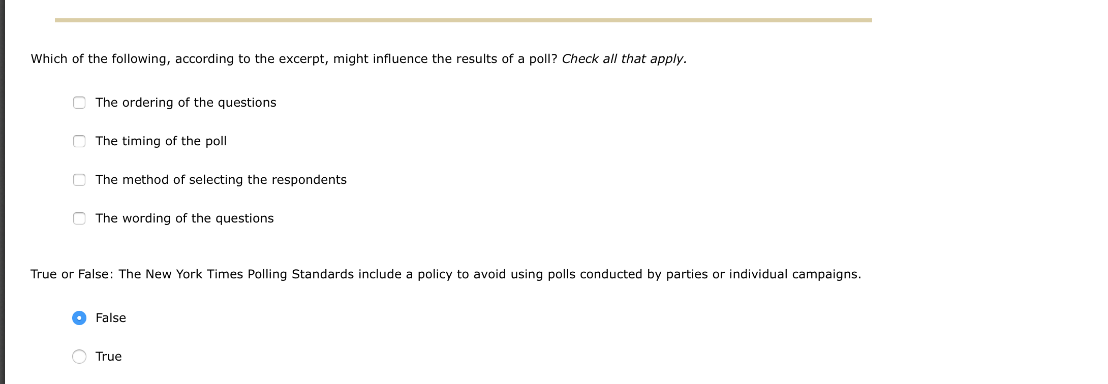 Which Of The Following, According To The Excerpt, ... | Chegg.com