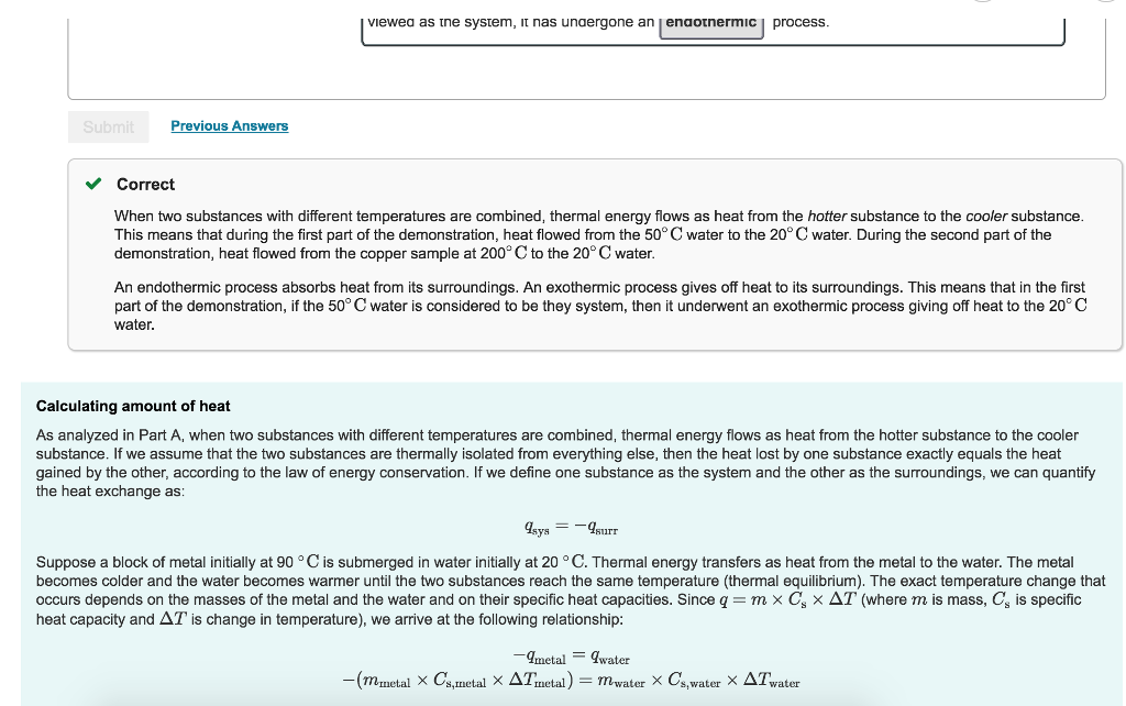 Solved Topic Thermochemistry I Am Having A Difficult Tim Chegg Com