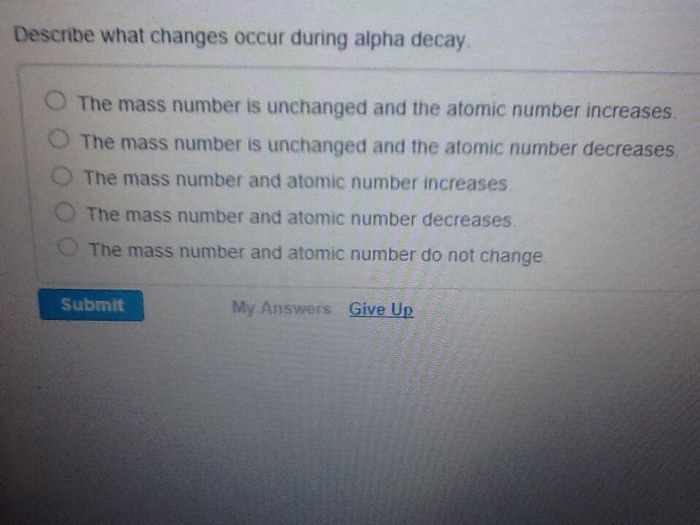 Natural radioactivity homework image