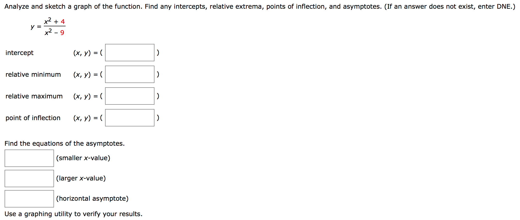 Solved Analyze And Sketch A Graph Of The Function Find A