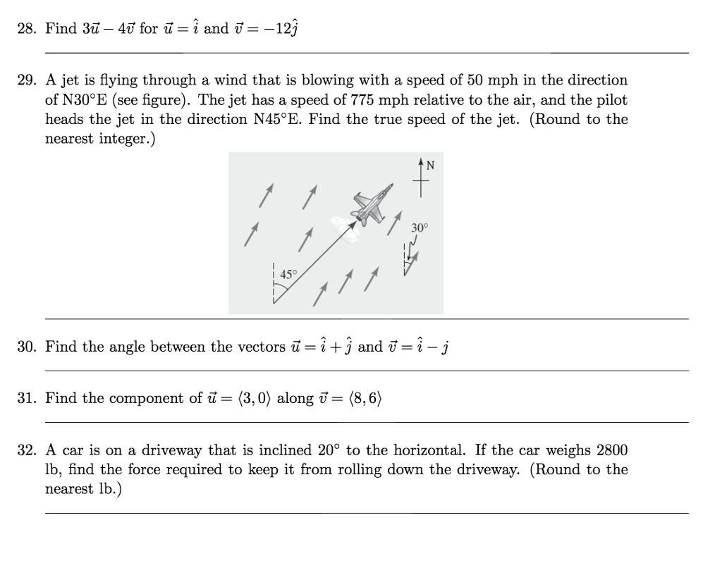 Solved Find 3u 4u For U I Cap And V 12 J Cap 29 A Chegg Com