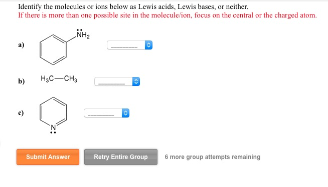solved identify the molecules or ions below as lewis acid molecule vs atom