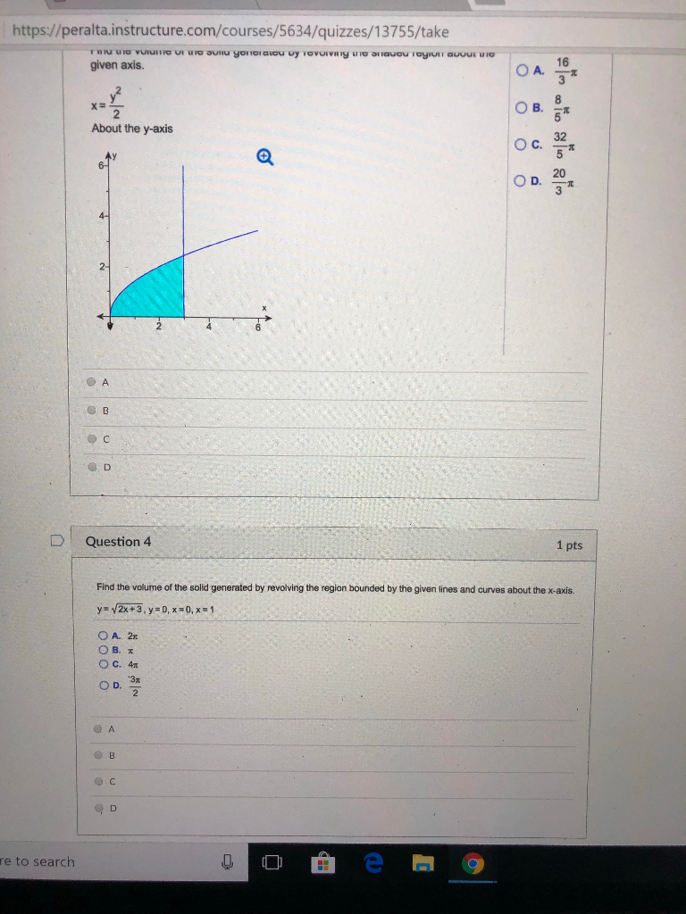 Solved Peralta Instructure Com Courses 5634 Quizz Chegg Com