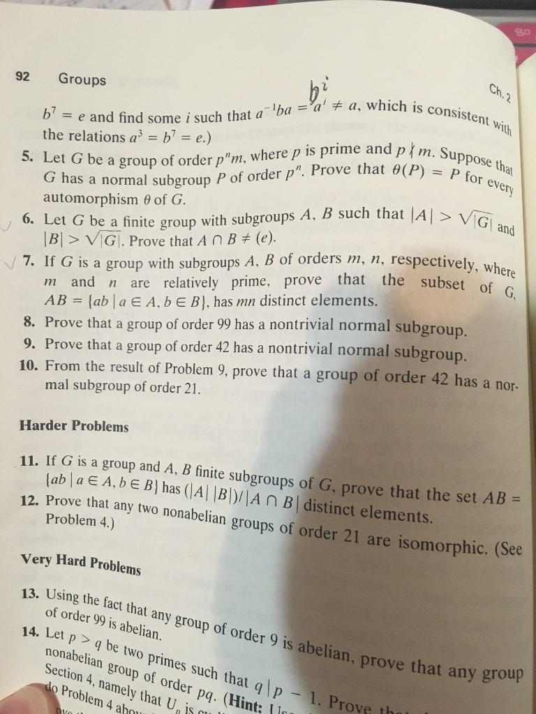 Solved 92 Groups Ch 2 H Is Consistent With Y M Suppose Chegg Com