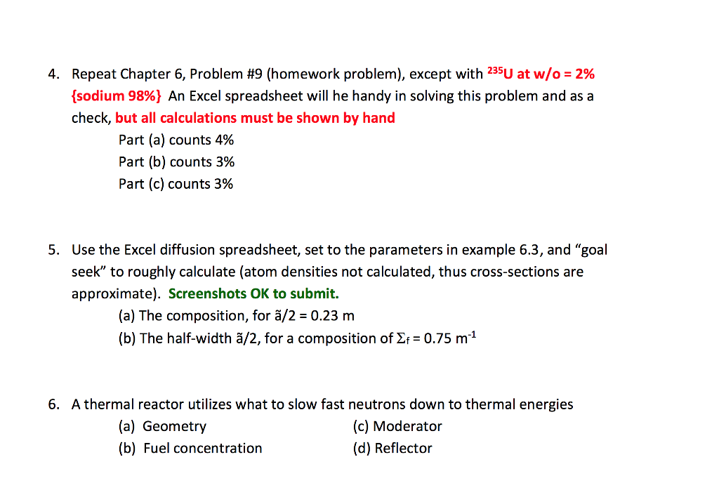 Repeat Chapter 6 Problem 9 Homework Problem E Chegg Com