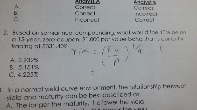 Solved Ahdlyst A Analyst B A B C Correct Correct Incor Chegg Com