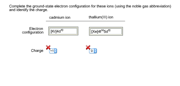 Solved Complete The Ground State Electron Configuration F Chegg Com