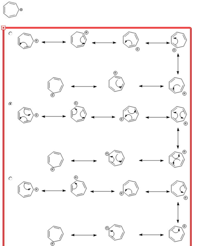 Solved: Choose The Resonance Structure(s) For Each Of The | Chegg.com