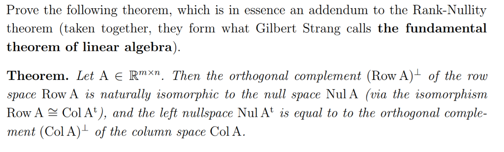 prove the following theorem which is in essence a chegg com