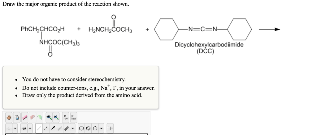 Solved Draw The Major Organic Product Of The Reaction Sho