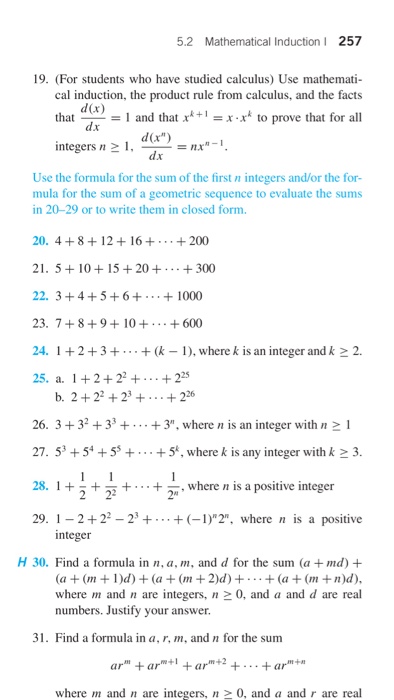 Solved Use Mathematical Induction The Product Rule From Chegg Com