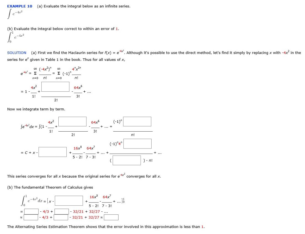 Solved Evaluate The Integral Below Correct To Within An E Chegg Com