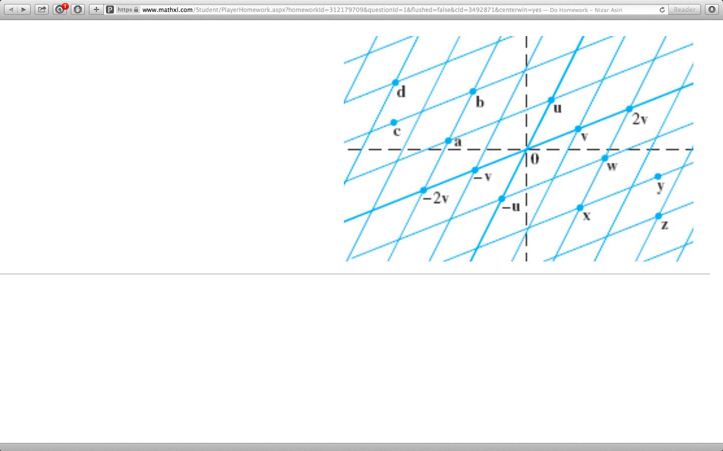 Solved Use The Accompanying Figure To Write Each Vector L Chegg Com