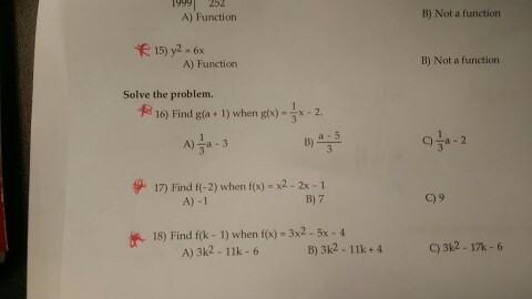 Solve The Problem Find G A 1 When G X 1 3 X Chegg Com