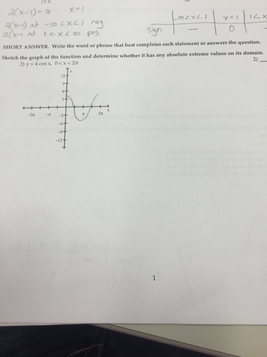 Solved Write The Word Or Phrase That Best Completes Each