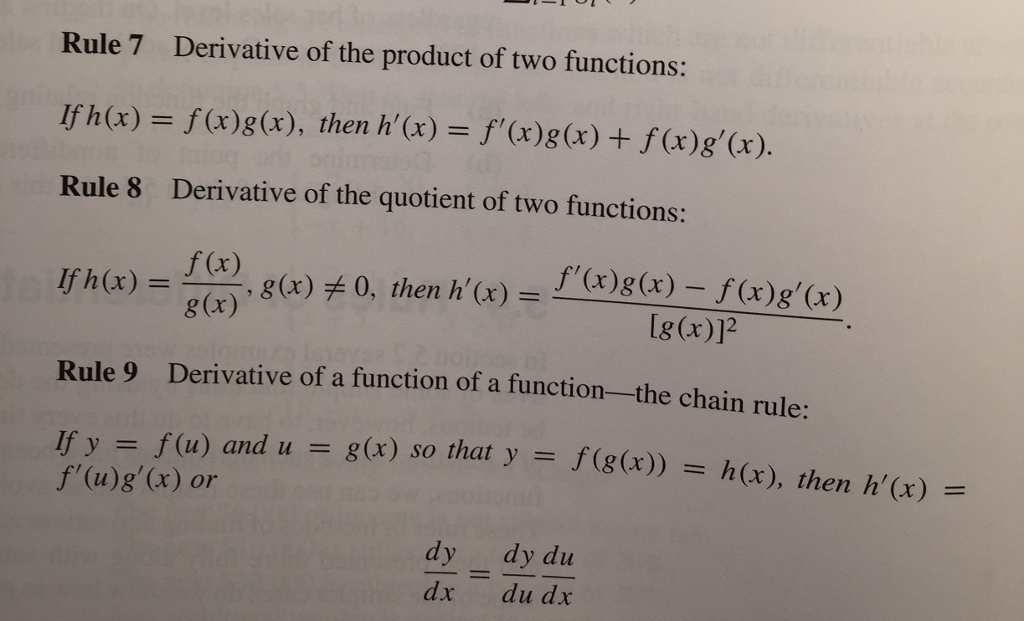 Solved 1 Find The First Derivatives For The Following Fu Chegg Com