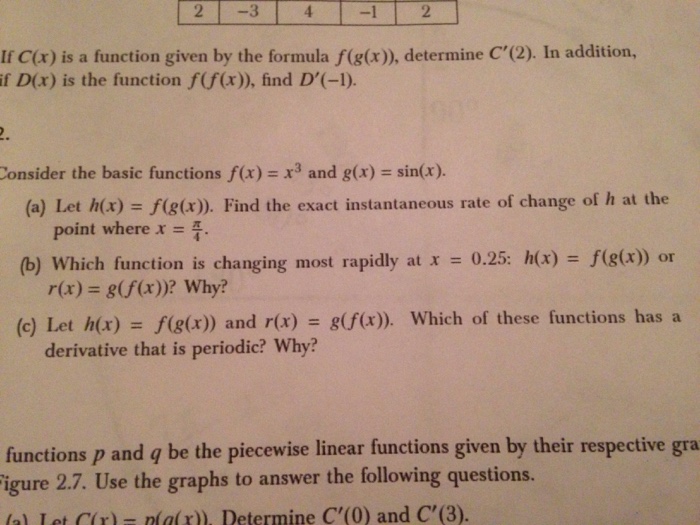 Solved F X X 3 G X Sin X Mostly Part C Chegg Com