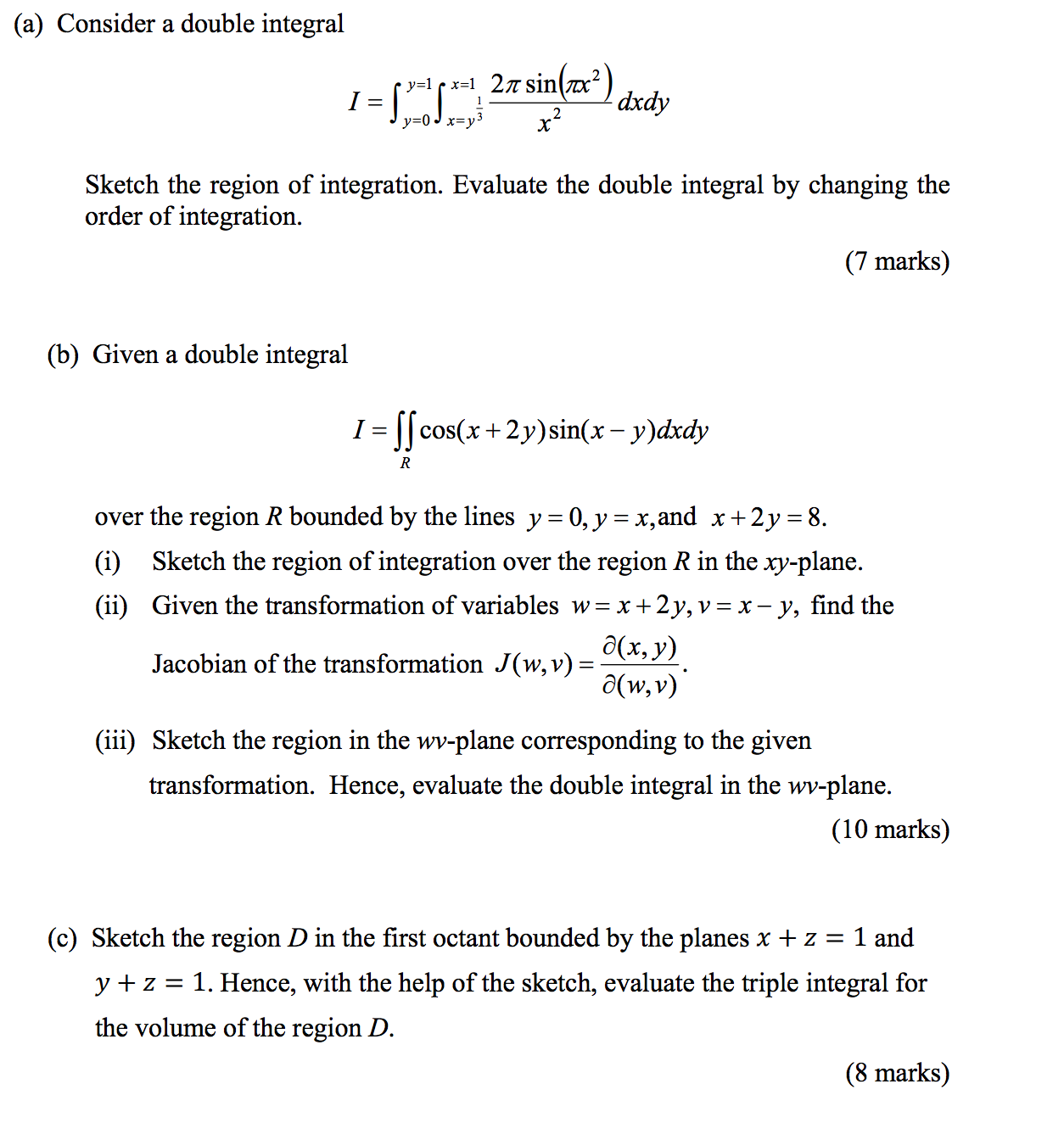 Solved Consider A Double Integral Sketch The Region Of In Chegg Com