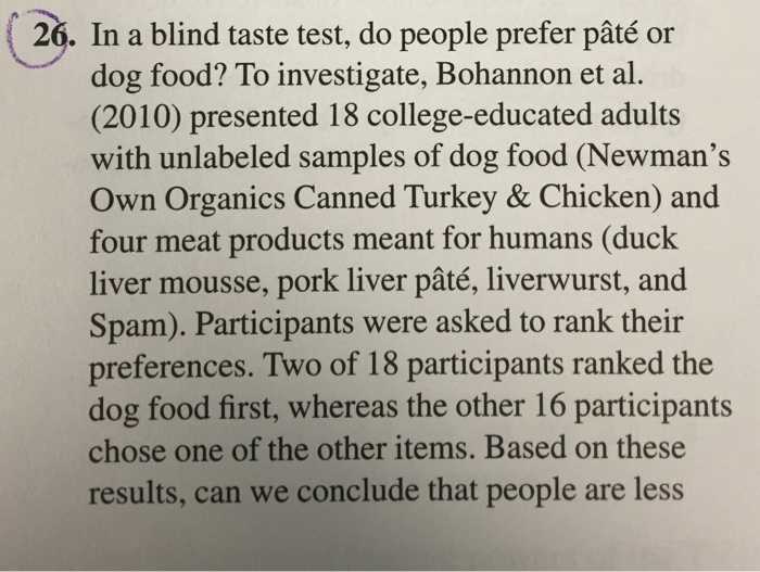 do humans taste test dog food