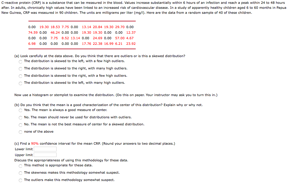 Solved C Reactive Protein Crp Is A Substance That Can B