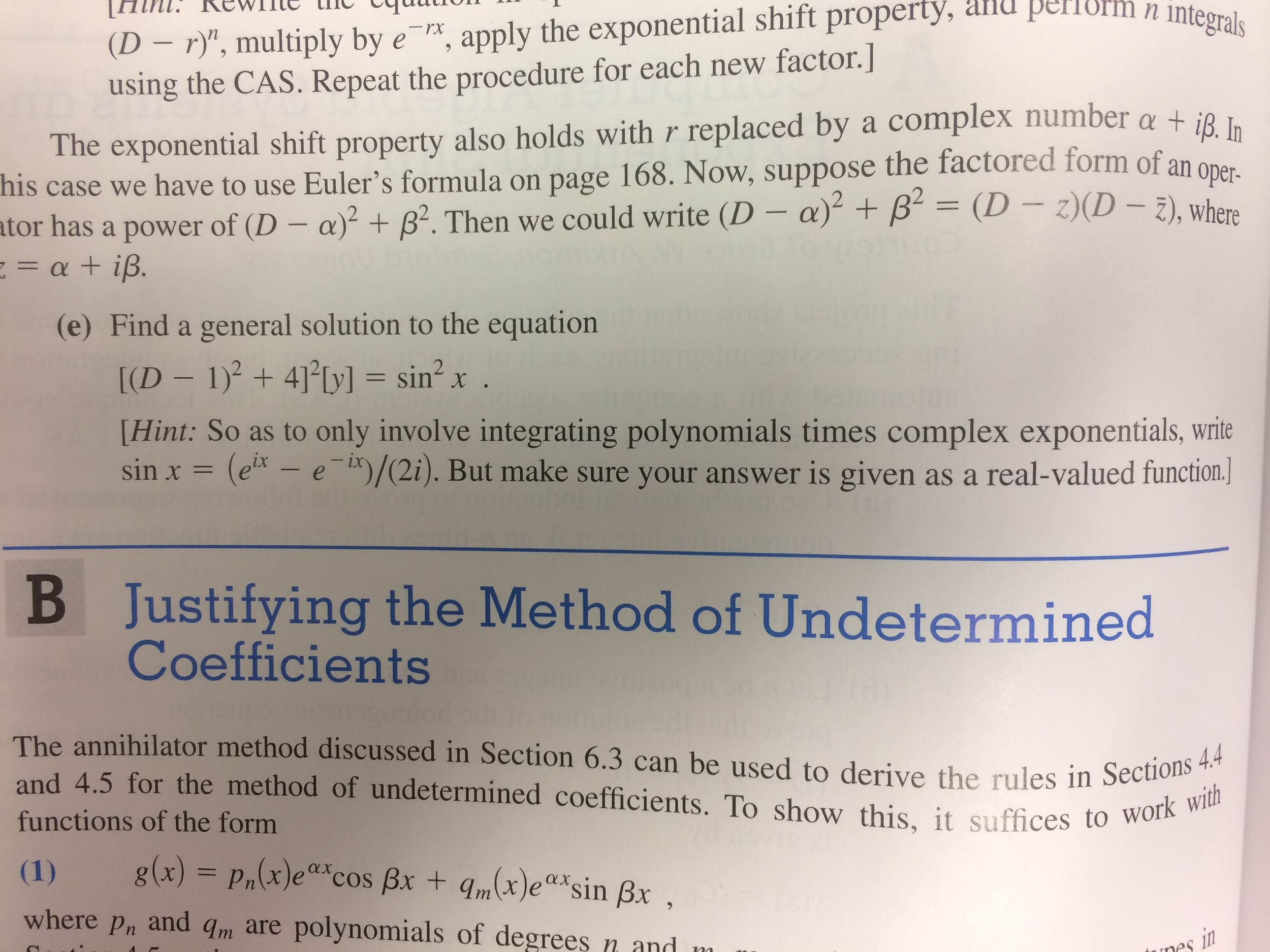 The Exponential Shift Property Also Holds With R R Chegg Com